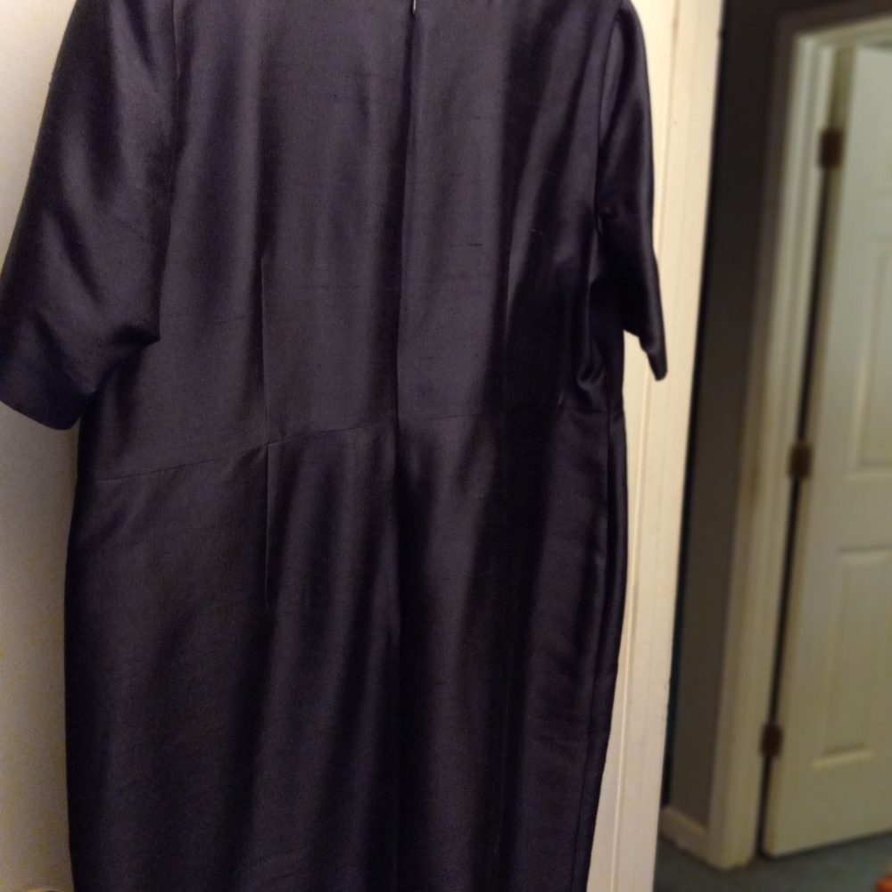 New - Navy satin dress